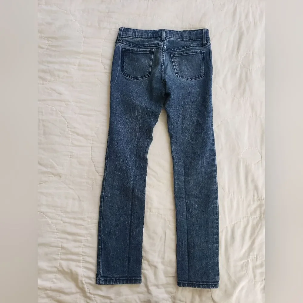 Old Navy Girls Jeans, Classic Medium Wash Denim, Stretchy, Skinny Leg Fit